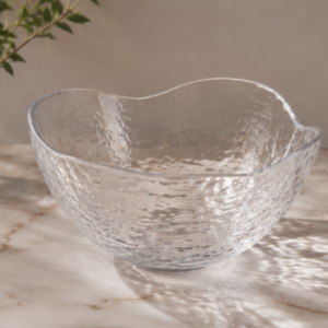 Crystal Curved Open Salad Bowl | 2000ml